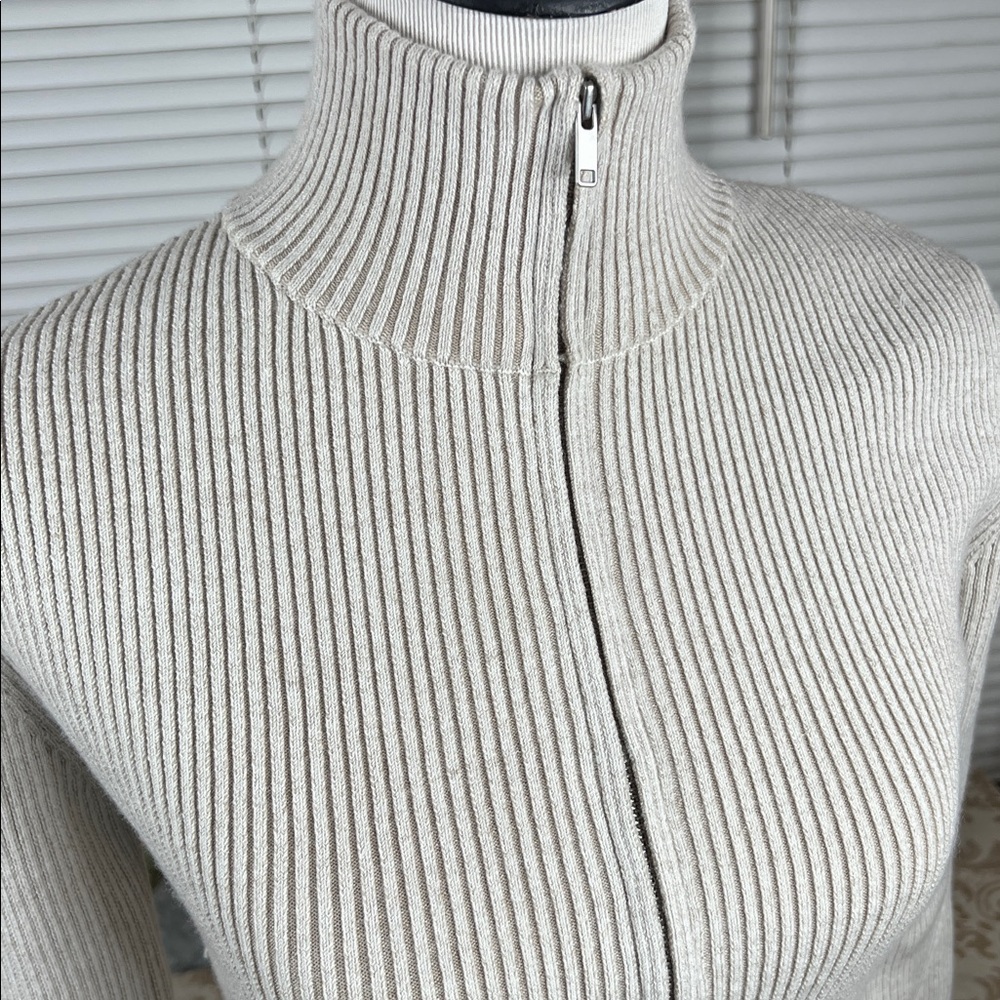 Zella Après Ski Half Zip Rib Sweater Size Small - Picture 5 of 9